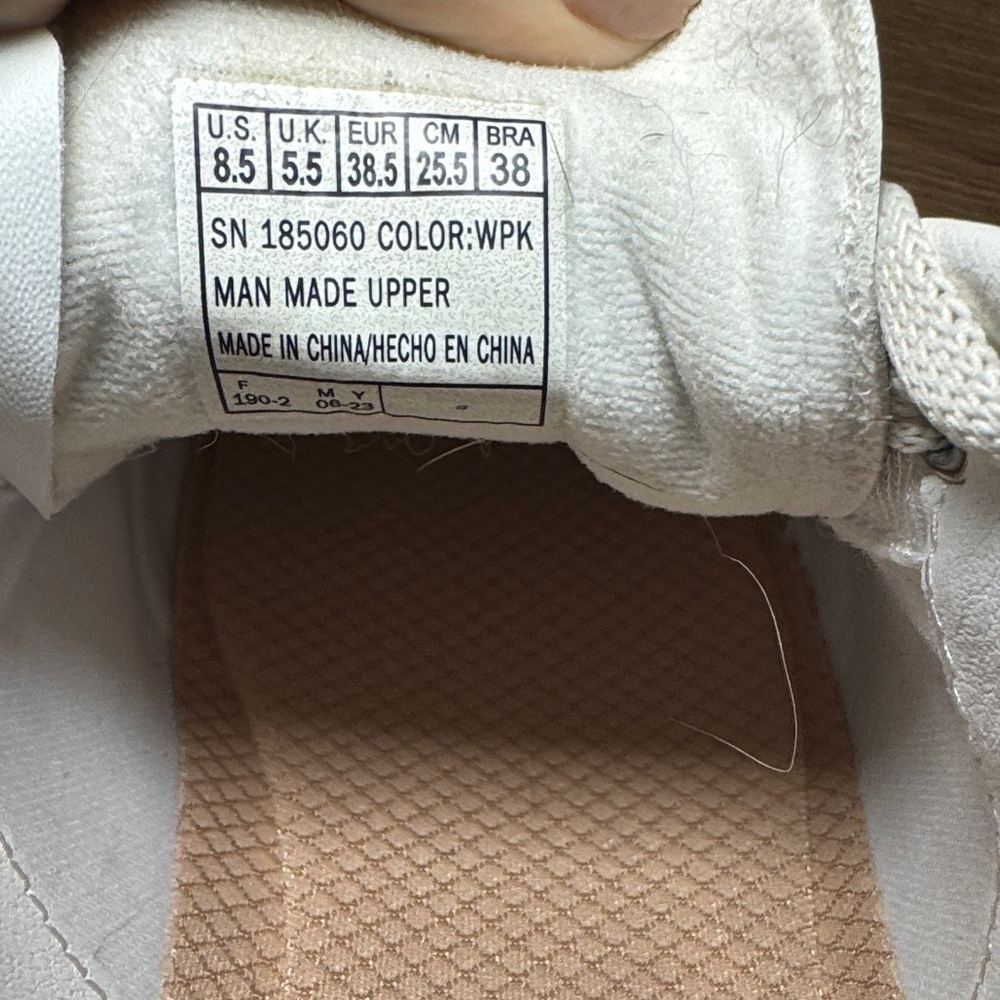 Women's SKECHERS Cordova Classic - Best Behavior sneakers. White/Blush Sz 8.5 - Picture 8 of 9